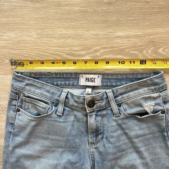 Paige Skyline Ankle Peg Jeans-Size 25 - Picture 10 of 11